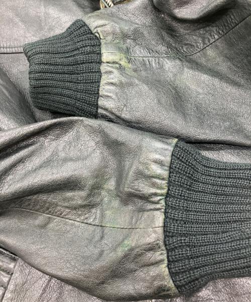 McGREGOR（マックレガー）McGREGOR (マックレガー) レザーファラオジャケット ブラック サイズ:Mの古着・服飾アイテム