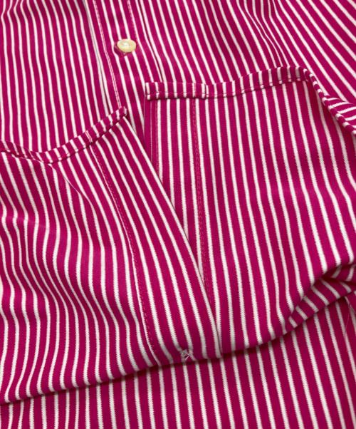 POLO RALPH LAUREN（ポロ・ラルフローレン）POLO RALPH LAUREN (ポロ・ラルフローレン) ストライプシャツ ピンク サイズ:XXSの古着・服飾アイテム