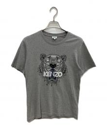 KENZO（ケンゾー）の古着「タイガープリントTシャツ　F855TS0504Y1」｜グレー