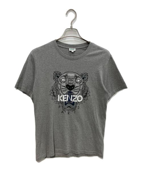 KENZO（ケンゾー）KENZO (ケンゾー) タイガープリントTシャツ　F855TS0504Y1 グレー サイズ:Mの古着・服飾アイテム