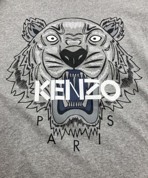 KENZO（ケンゾー）KENZO (ケンゾー) タイガープリントTシャツ　F855TS0504Y1 グレー サイズ:Mの古着・服飾アイテム