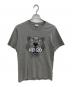 KENZO（ケンゾー）の古着「タイガープリントTシャツ　F855TS0504Y1」｜グレー
