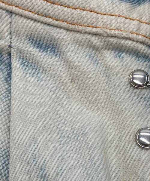 MM6 Maison Margiela（エムエムシックスメゾンマルジェラ）MM6 Maison Margiela (エムエムシックスメゾンマルジェラ) Wide-Leg Acid-Wash デニムパンツ　S32KA0577 S30460 ブルー サイズ:36の古着・服飾アイテム