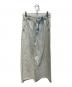 MM6 Maison Margiela（エムエムシックスメゾンマルジェラ）の古着「Wide-Leg Acid-Wash デニムパンツ　S32KA0577 S30460」｜ブルー