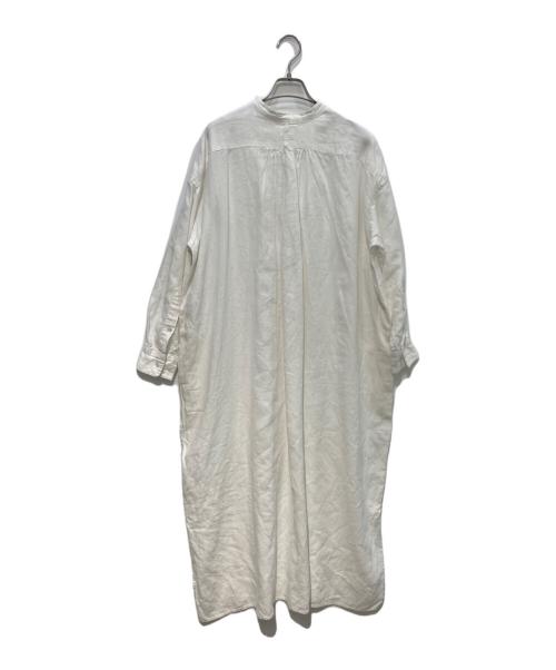KAGURE（カグレ）kagure (カグレ) リネンシャツワンピース　GA25-26M003 ホワイト サイズ:Freeの古着・服飾アイテム