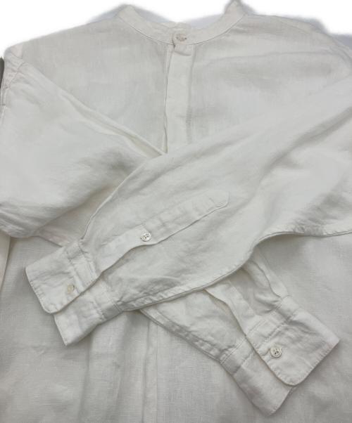 KAGURE（カグレ）kagure (カグレ) リネンシャツワンピース　GA25-26M003 ホワイト サイズ:Freeの古着・服飾アイテム