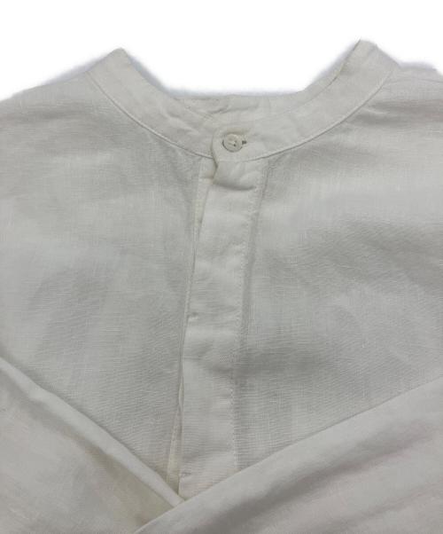 KAGURE（カグレ）kagure (カグレ) リネンシャツワンピース　GA25-26M003 ホワイト サイズ:Freeの古着・服飾アイテム