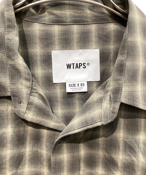 WTAPS（ダブルタップス）WTAPS (ダブルタップス) TXT 01 / LS / POLY. BROADCLOTH. TEXTILE. OF シャツ　261TQDT-SHM01 グレー サイズ:03の古着・服飾アイテム