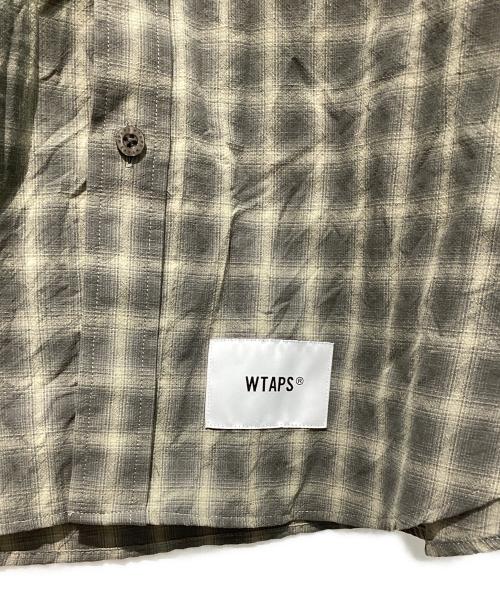 WTAPS（ダブルタップス）WTAPS (ダブルタップス) TXT 01 / LS / POLY. BROADCLOTH. TEXTILE. OF シャツ　261TQDT-SHM01 グレー サイズ:03の古着・服飾アイテム