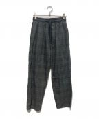 WTAPSダブルタップス）の古着「ROUSERS LNRY. POPLIN. TEXT パンツ　241CWDT-PTM05」｜グレー