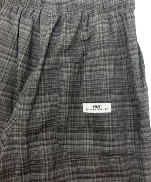WTAPS（ダブルタップス）WTAPS (ダブルタップス) ROUSERS LNRY. POPLIN. TEXT パンツ　241CWDT-PTM05 グレー サイズ:01の古着・服飾アイテム