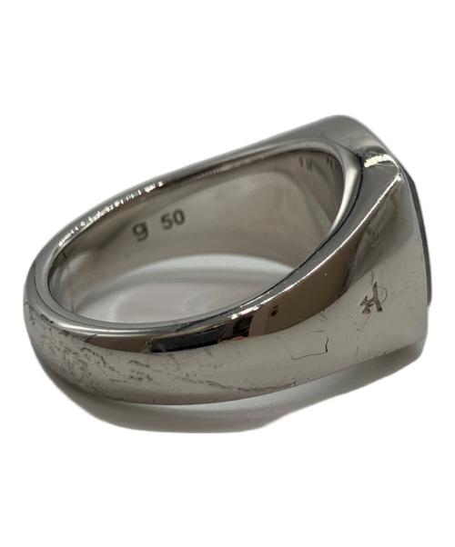 TOM WOOD（トムウッド）TOM WOOD (トムウッド) Kay Ring Larvikite グレー×シルバー サイズ:9号の古着・服飾アイテム