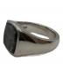 TOM WOOD (トムウッド) Kay Ring Larvikite グレー×シルバー サイズ:9号：23000円