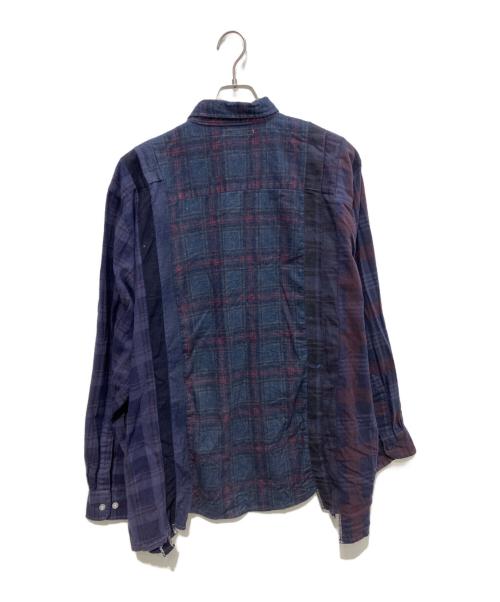 Rebuild by Needles（リビルドバイニードルス）Rebuild by Needles (リビルドバイニードルス) Flannel Shirt ネイビー サイズ:-の古着・服飾アイテム