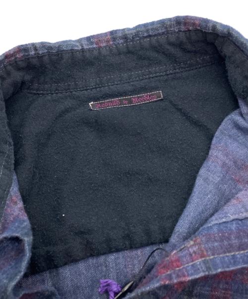 Rebuild by Needles（リビルドバイニードルス）Rebuild by Needles (リビルドバイニードルス) Flannel Shirt ネイビー サイズ:-の古着・服飾アイテム