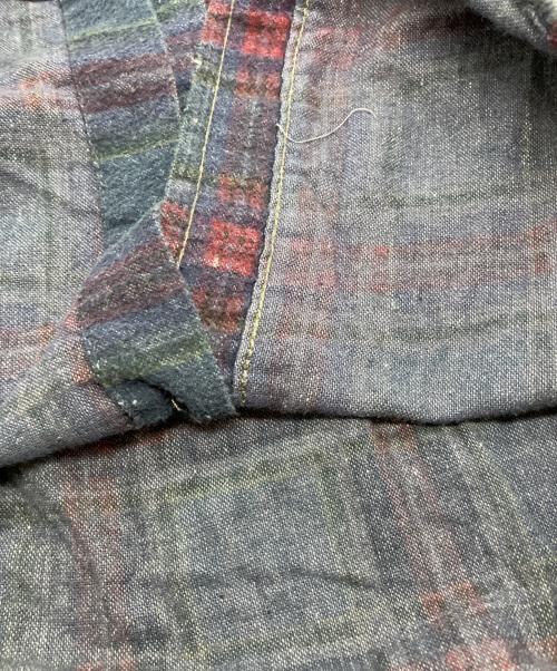 Rebuild by Needles（リビルドバイニードルス）Rebuild by Needles (リビルドバイニードルス) Flannel Shirt ネイビー サイズ:-の古着・服飾アイテム