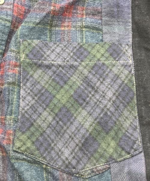 Rebuild by Needles（リビルドバイニードルス）Rebuild by Needles (リビルドバイニードルス) Flannel Shirt ネイビー サイズ:-の古着・服飾アイテム