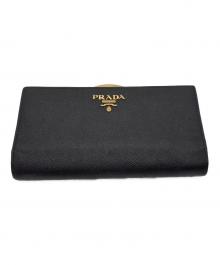 PRADA（プラダ）の古着「長財布」｜ブラック