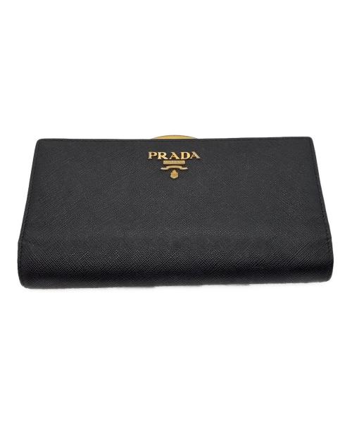 PRADA（プラダ）PRADA (プラダ) 長財布 ブラック サイズ:-の古着・服飾アイテム
