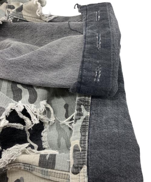 DANKE SCHON（ダンケ シェーン）Danke schon (ダンケ シェーン) LAYER CAMO BAGGY グレー サイズ:Mの古着・服飾アイテム