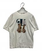 UNDERCOVERアンダーカバー）の古着「TEE BRAIN U BEAR」｜ホワイト