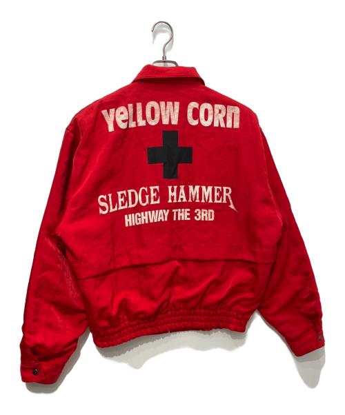 YELLOW CORN（イエローコーン）YeLLOW CORN (イエローコーン) HIGHWAY MAGICIAN ジャケット レッド サイズ:LLの古着・服飾アイテム