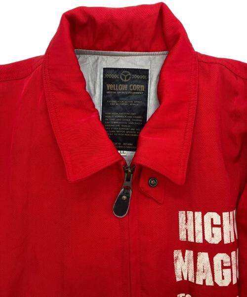 YELLOW CORN（イエローコーン）YeLLOW CORN (イエローコーン) HIGHWAY MAGICIAN ジャケット レッド サイズ:LLの古着・服飾アイテム