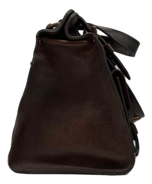 MULBERRY（マルベリー）MULBERRY (マルベリー) ロクサンヌ レザーボストンバッグ ブラウン サイズ:-の古着・服飾アイテム