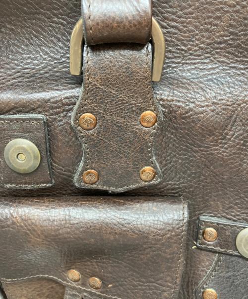 MULBERRY（マルベリー）MULBERRY (マルベリー) ロクサンヌ レザーボストンバッグ ブラウン サイズ:-の古着・服飾アイテム