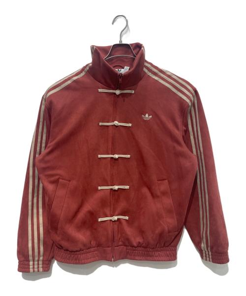 adidas（アディダス）adidas (アディダス) チャイナ トラックトップ レッド サイズ:Mの古着・服飾アイテム