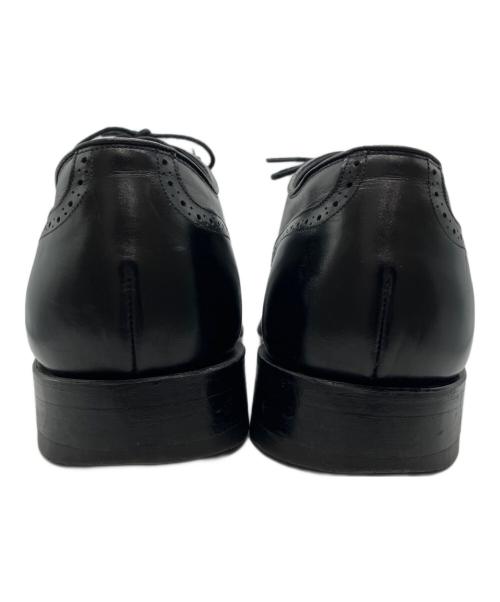 JOHNSTON&MURPHY（ジョンストン＆マーフィー）JOHNSTON&MURPHY (ジョンストン＆マーフィー) ウィングチップシューズ ブラック サイズ:8の古着・服飾アイテム