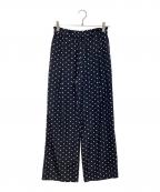 JOURNAL STANDARD relumeジャーナルスタンダード レリューム）の古着「ランダムドットイージーパンツ　 26SS」｜ブラック