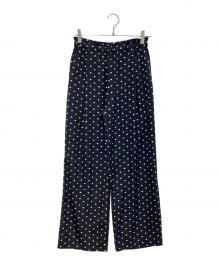 JOURNAL STANDARD relume（ジャーナルスタンダード レリューム）の古着「ランダムドットイージーパンツ　 26SS」｜ブラック