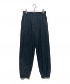 AURALEEオーラリー）の古着「WASHED COTTON NYLON WEATHER EASY PANTS」｜ブラック