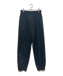 AURALEE（オーラリー）の古着「WASHED COTTON NYLON WEATHER EASY PANTS」｜ブラック