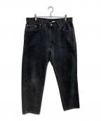 LEVI'Sリーバイス）の古着「00s後染めデニムパンツ」｜ブラック