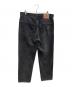 LEVI'S (リーバイス) 00s後染めデニムパンツ ブラック サイズ:38：10000円