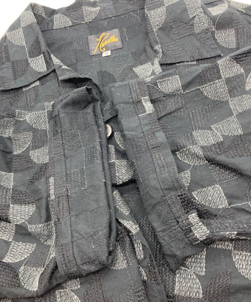 Needles（ニードルズ）Needles (ニードルズ) Cabana Shirt-Circle Emb　IN167 ブラック サイズ:Mの古着・服飾アイテム