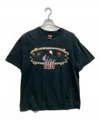 HARLEY-DAVIDSONハーレーダビッドソン）の古着「プリントTシャツ」｜ブラック