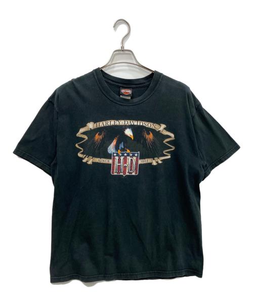 HARLEY-DAVIDSON（ハーレーダビッドソン）HARLEY-DAVIDSON (ハーレーダビッドソン) プリントTシャツ ブラック サイズ:Lの古着・服飾アイテム