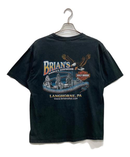 HARLEY-DAVIDSON（ハーレーダビッドソン）HARLEY-DAVIDSON (ハーレーダビッドソン) プリントTシャツ ブラック サイズ:Lの古着・服飾アイテム