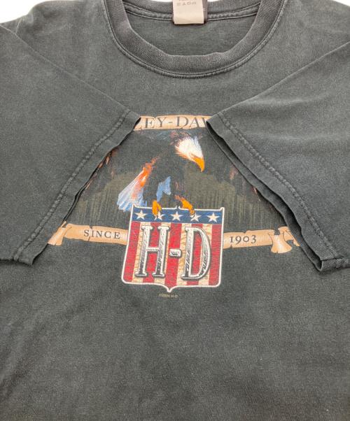 HARLEY-DAVIDSON（ハーレーダビッドソン）HARLEY-DAVIDSON (ハーレーダビッドソン) プリントTシャツ ブラック サイズ:Lの古着・服飾アイテム