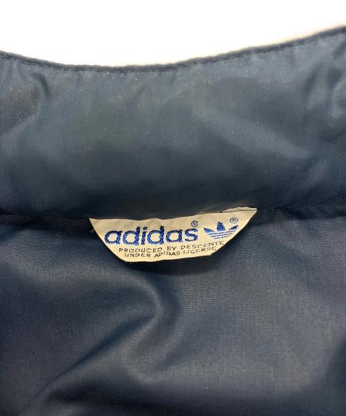 adidas（アディダス）adidas (アディダス) ナイロンジャケット　デサント期 　80’s ネイビー サイズ:Mの古着・服飾アイテム