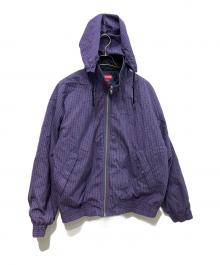 SUPREME（シュプリーム）の古着「Leather Collar Utility Jacket　25SS 」｜パープル