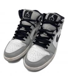 NIKE（ナイキ）の古着「Air Jordan 1 Mid "Light Smoke Grey/White/Black"」｜グレー