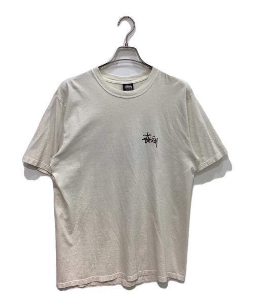 stussy（ステューシー）stussy (ステューシー) プリントTシャツ ベージュ サイズ:Mの古着・服飾アイテム