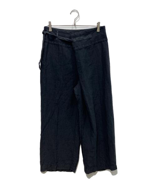 pas de calais（パドカレ）pas de calais (パドカレ) ワイドパンツ ブラック サイズ:36の古着・服飾アイテム