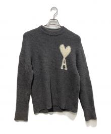 AMI Alexandre Mattiussi（アミアレクサンドルマテュッシ）の古着「OFF WHITE ADC SWEATER」｜グレー