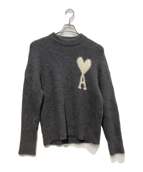 AMI Alexandre Mattiussi（アミアレクサンドルマテュッシ）AMI Alexandre Mattiussi (アミアレクサンドルマテュッシ) OFF WHITE ADC SWEATER グレー サイズ:XSの古着・服飾アイテム
