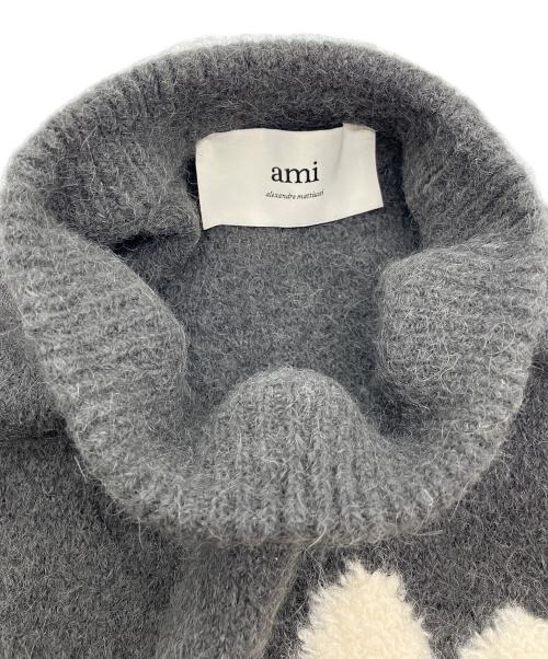 AMI Alexandre Mattiussi（アミアレクサンドルマテュッシ）AMI Alexandre Mattiussi (アミアレクサンドルマテュッシ) OFF WHITE ADC SWEATER グレー サイズ:XSの古着・服飾アイテム